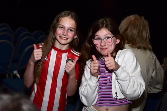 Pictured at the premiere of the ‘Football at the Heart – A Ballymoor Story’, film at the Nerve Centre last week.