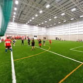 The 3G pitch at Sean Dolans GAC’s new state-of-the-art indoor arena.  Photo: George Sweeney. DER2305GS – 92