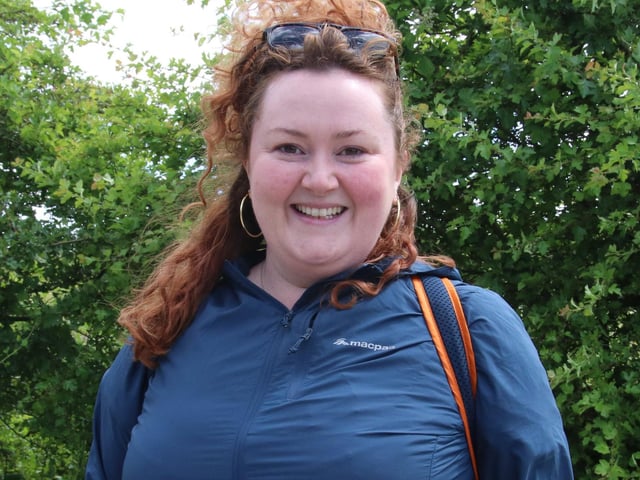 Ruth Corey pictured at The 19th Annual Scalp Mountain Climb to the Cross in aid of Concern Worldwide.  (Photo - Deirdre Heaney, nwpresspics) : .