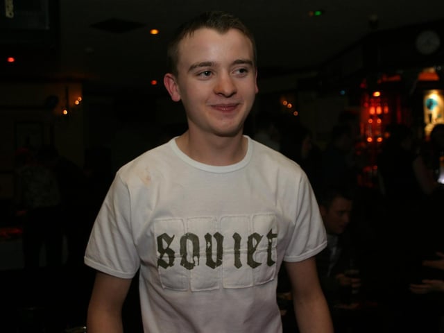 Pictures of Derry people partying in November 2003