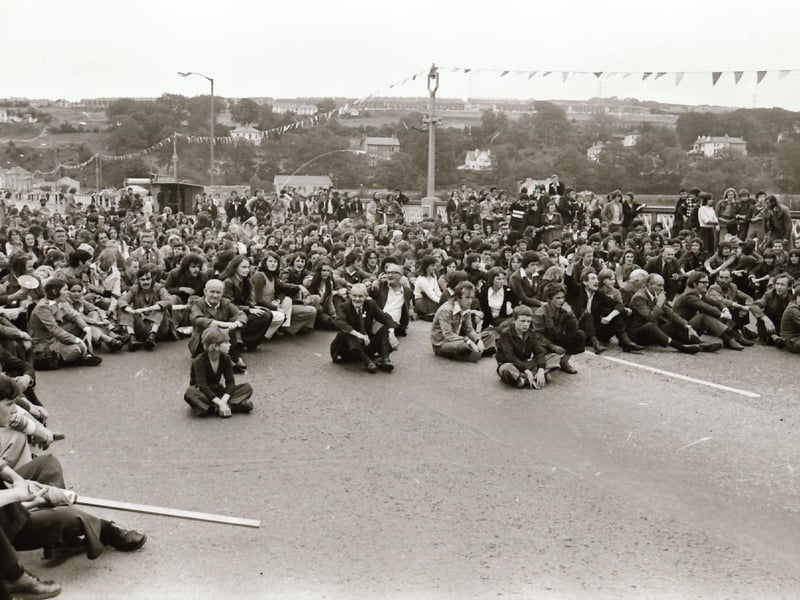 Internment anniversary demonstrations.