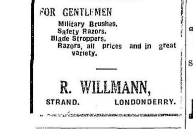 R. Willman, Strand Road.
