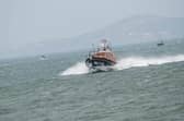 The Lough Swilly RNLI lifeboat.