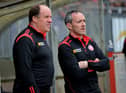Joint Tyrone managers, Feargal Logan and Brian Dooher.  Photo: George Sweeney.  DER2218GS – 011