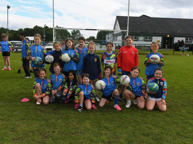 Children pictured at the Steelstown Brian Ogs Cul Camp. Photo: George Sweeney