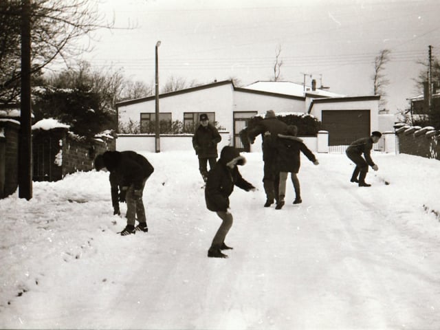 Derry under a blanket of snow in January 1984