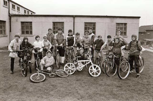 Rosemount Youth Club's sponsored cycle to Buncrana.