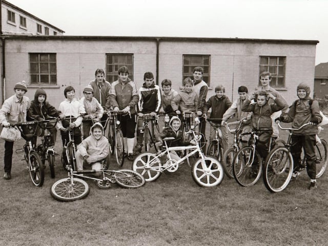 Rosemount Youth Club's sponsored cycle to Buncrana.