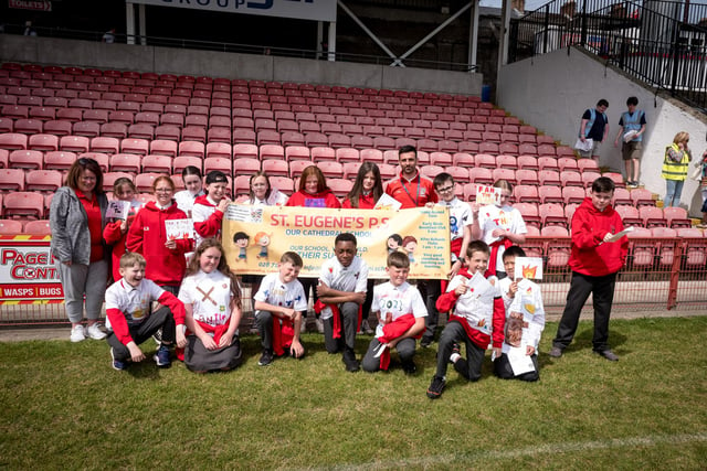 The annual Fan the Flame mass was celebrated recently in Celtic Park for pupils who recently made their confirmation.