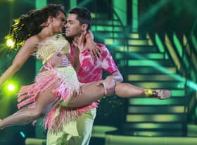 Glee Star Damian McGinty with his Dance Partner Kylee Vincent during Dancing With The Stars Series 6 .
