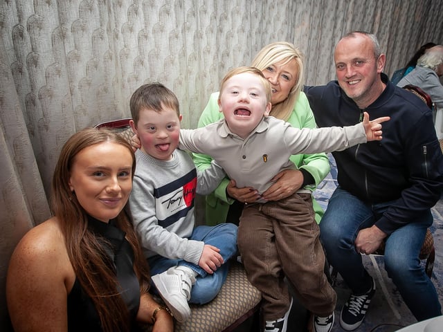 Enjoying Friday's celebrations are Bronagh McHugh, Calum Campbell, Noah McHugh-Devine, Lynn Campbell and Clive Campbell. (Photos: Jim McCafferty Photography)
