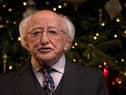 President of Ireland, Michael D Higgins.
