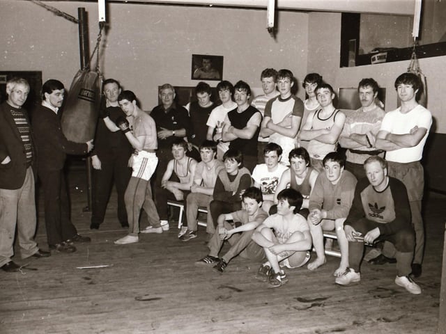 Buncrana and Carndonagh boxers training.