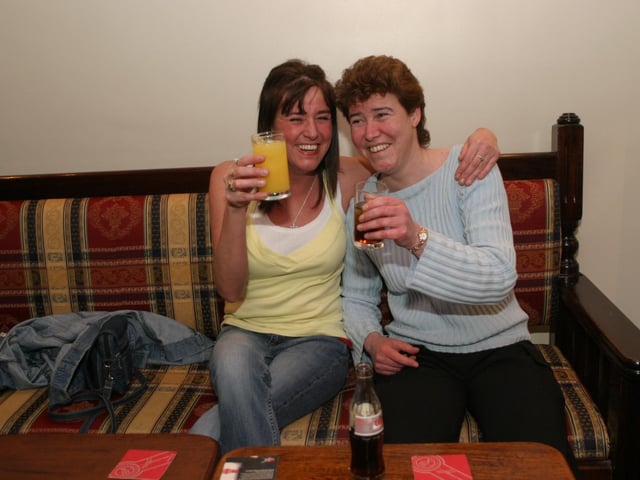 Punters in the 7Twenty Bar in 2004.