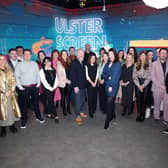 Colin Davidson and Lisa McGee with the 25@25 at Ulster Screen Academy