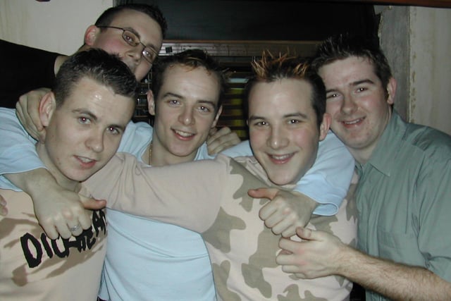 A night out at Café Roc / Earth in early January 2003.