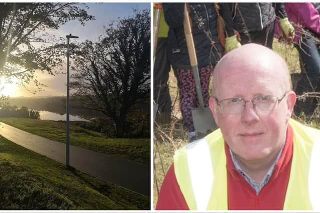 Mike Savage is a Greenway Development Officer with Derry City and Strabane District Council and for years he has worked on advancing the Strathfoyle Greenway Project.