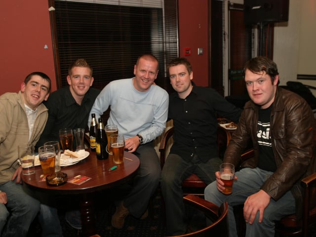 Out for a few drinks for Niall Gill.