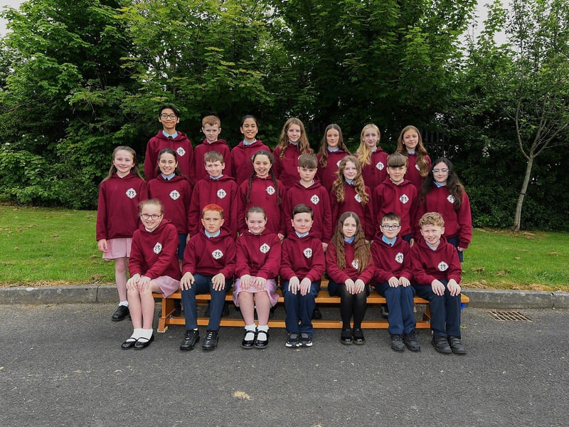 Mr Conaghan’s P7 class at St Eithne’s Primary School.