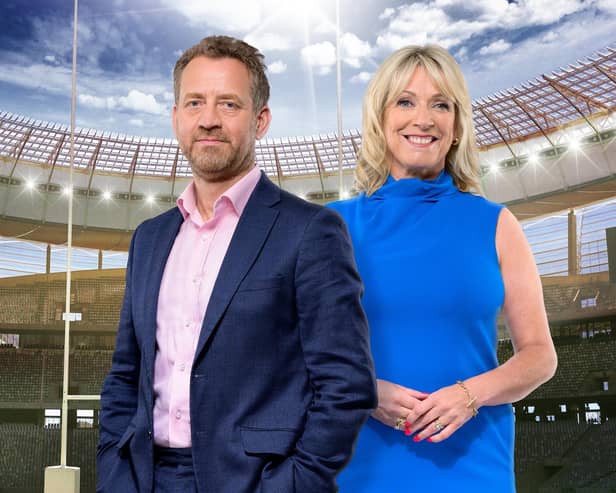 Mark Pougatch and Jill Douglas
