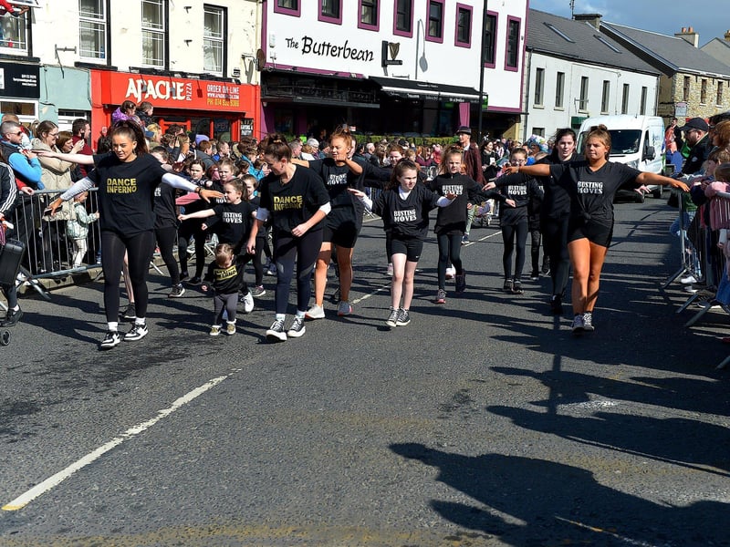 Participants at the Easter Monday parade in Carndonagh. Photo: George Sweeney. DER2315GS – 67