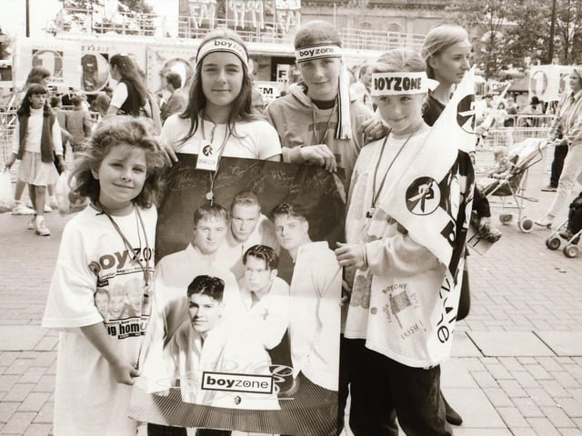 The Boyzone Roadshow in Derry back in July 1995