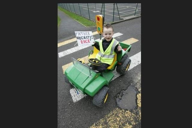 A happy wee man.