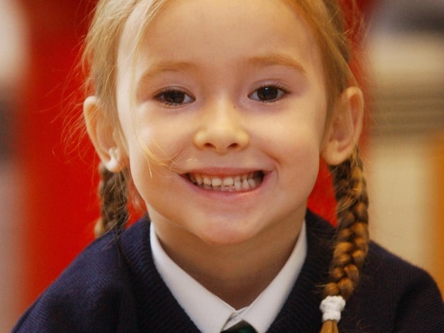 Lauren Crossan. (3009PG39):20 years on: Young people across Derry and Donegal starting school in September 2003