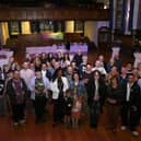 GAY PRIDE AWARDS 2024. . . . .Group pictured at The Foyle Pride Festival Launch and Awards 2024, held in The Guildhall on Thursday night. Included is the Mayor of Derry City and Strabane District Council, Lillian Seenoi-Barr, who presented the awards. (Photos: Jim McCafferty Photography)