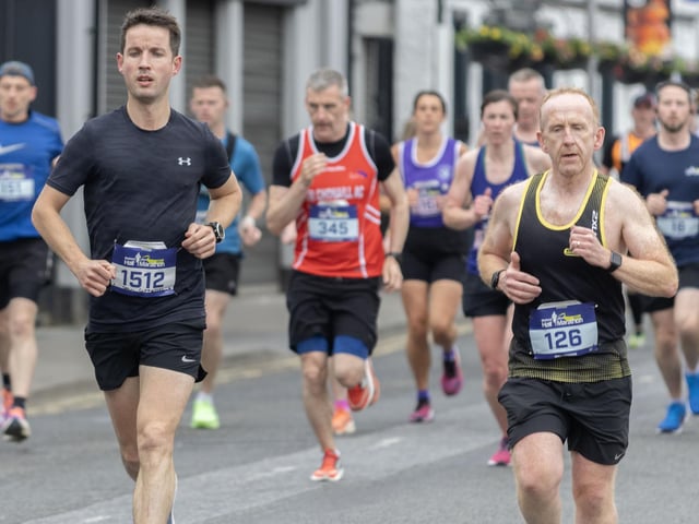 Good pace at the Half Marathon. (Photo: North West Newspix)