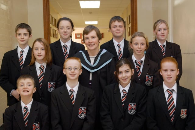 Derry and Donegal secondary school pupils in October 2003