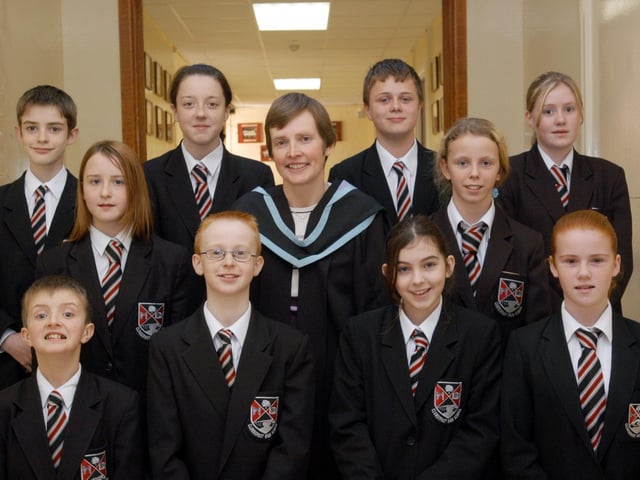 Derry and Donegal secondary school pupils in October 2003