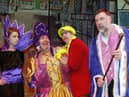 Grove Theatre pantomime actors at the Rialto.