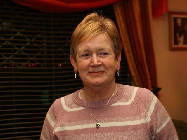 Brenda Duddy with friends and family.