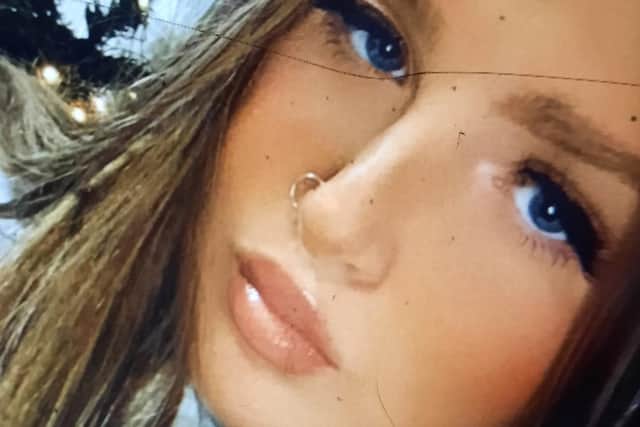 15 year old Rhianna Whitehouse who is missing.