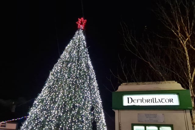 Beautifully decorated Carndonagh ahead of Christmas 2024.