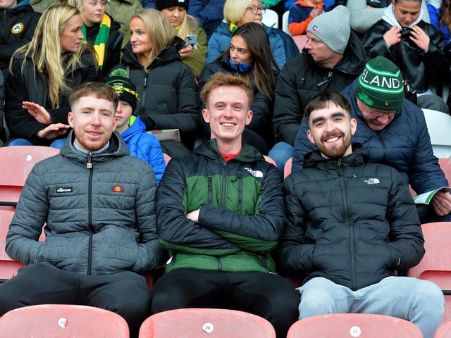 Fans at Celtic Park for the on Sunday afternoon. Photo: George Sweeney