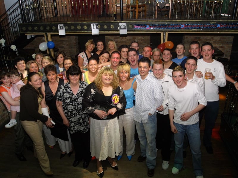 Mary Nash's birthday party.