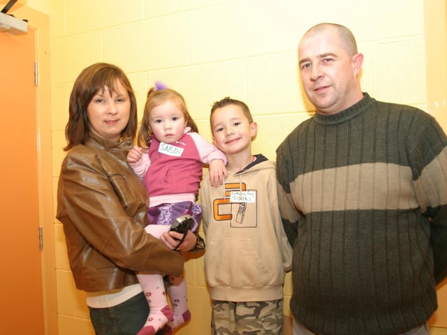 Pictures of Derry people partying in November 2003