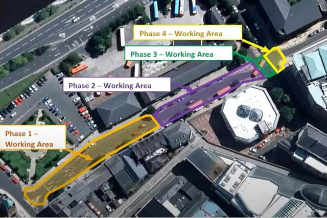 The work would be carried out in phases along Foyle Street, the Council has been told.