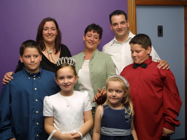 Ryan McGrory, Amy Louise Neary, Stephanie McGrory, Declan McGrory, Sinead McGrory, Margaret O'Carroll, Colm McGrory.