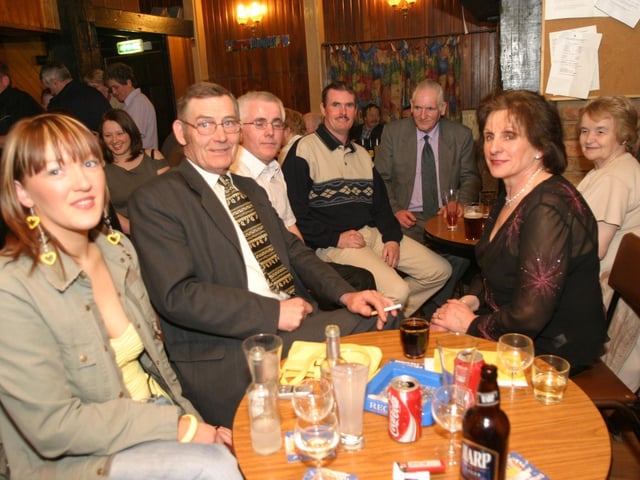 Party celebrations back in 2004: Brian McCloskey