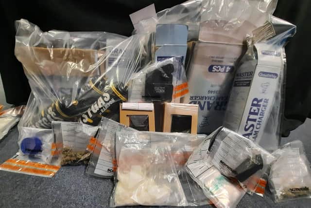 Drugs and cash seized by police in Derry