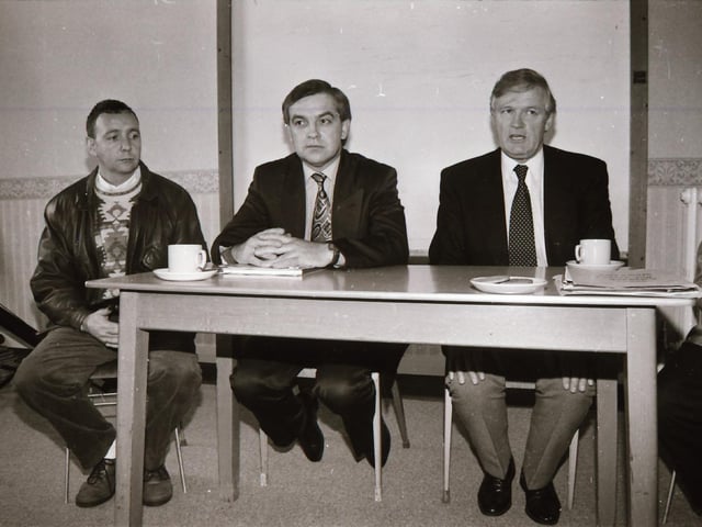 Labour Health spokesman with UNISON representatives.