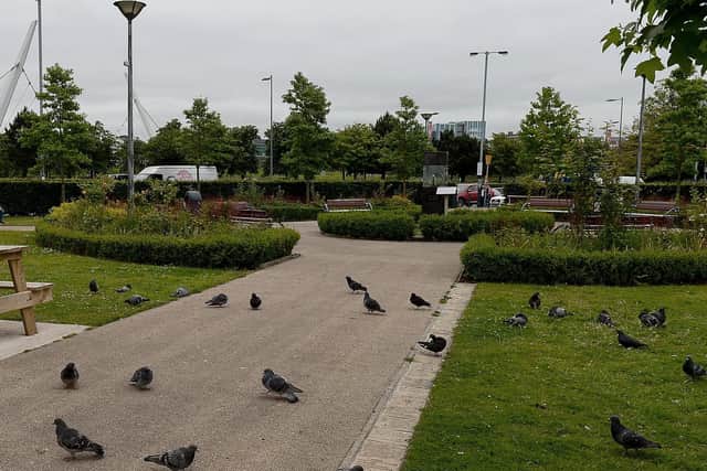 Peace Garden, Foyle Street. (File picture) DER2126GS - 043