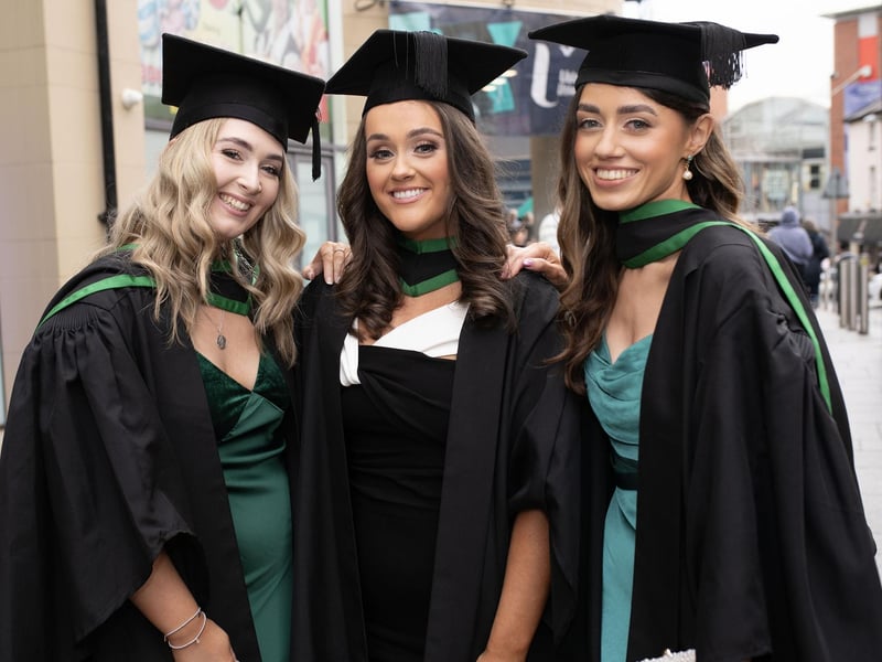 Winter graduations in Derry.