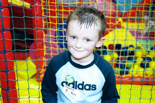 Tony Cregan pictured at his 6th birthday party in the Fun Factory. 150503HG1