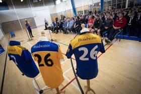 The launch of the new GAA Participation and Performance Hub at St. Columb's College on Friday afternoon last.