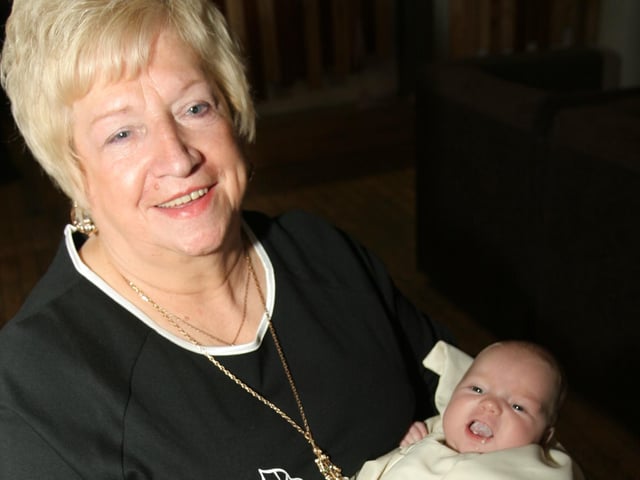 Teigan McMonagle's baptism.