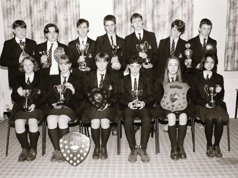 St Brecan's High School prizegiving.